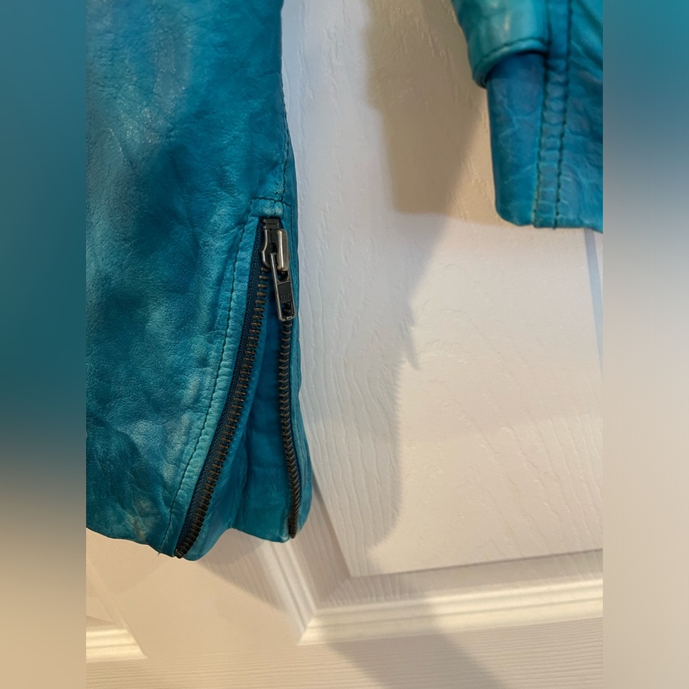 NWT Muubaa ombre color leather jacket - Picture 10 of 11
